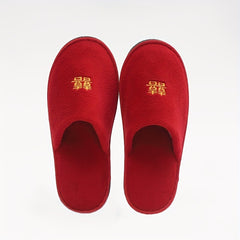 Women's Plush Slippers Soft Round Toe Flat Home Shoes
