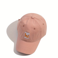 Kids Sunshade Breathable Baseball Cap with Letter Embroidery