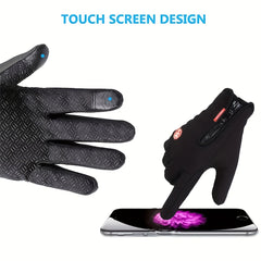 Winter Windproof Waterproof Warm Gloves For Outdoor Activities
