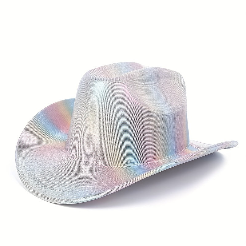 Men's Bronzing Breathable Cowboy Hat for Party