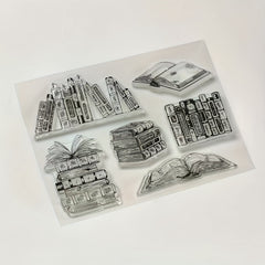 Book Series Transparent Stamp for Scrapbooking