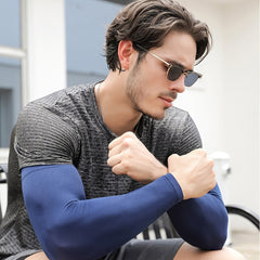 Ice Silk Sunscreen Armguards for Cycling and Outdoor Travel