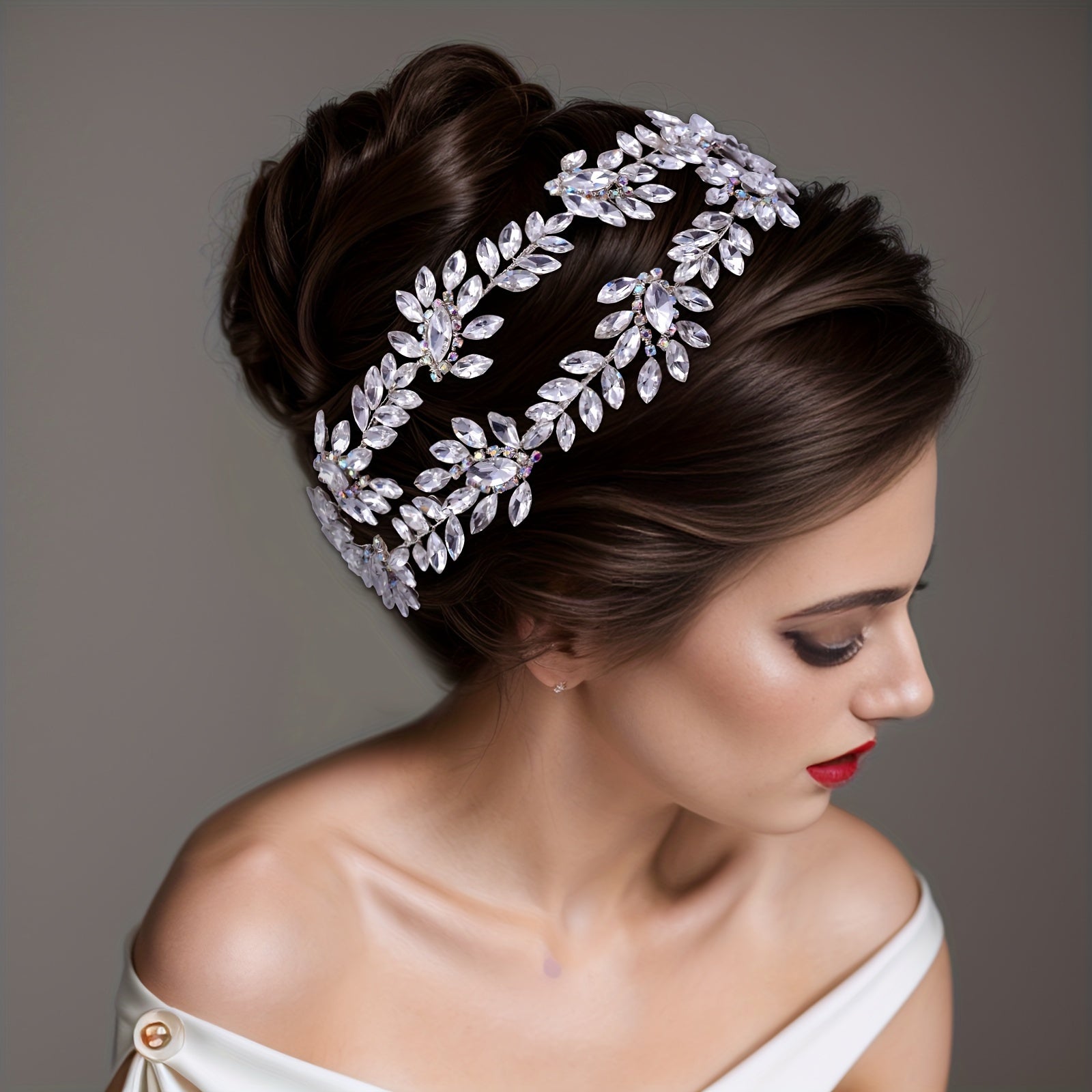 Vintage Rhinestone Bridal Headband for Weddings & Special Occasions