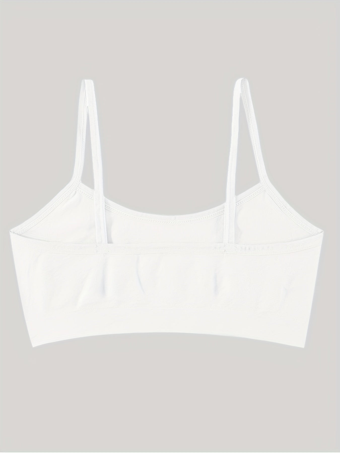 3pcs Girls Stripe Bras Soft Bralette Underwear