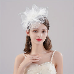 Flower Head Piece Duck Billed Clip Bridal Hair Accessories