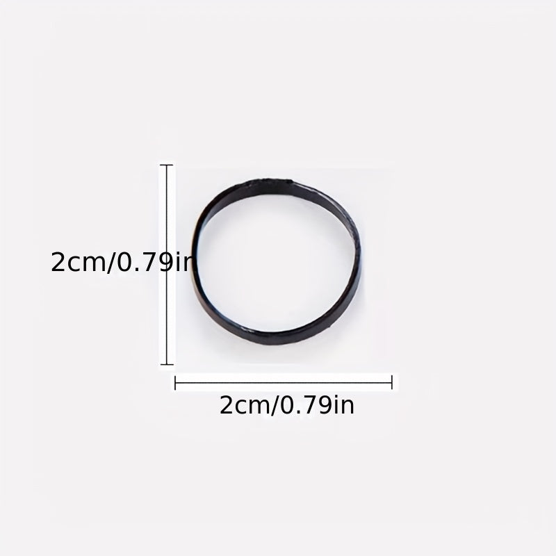 500/1000 Disposable Small Rubber Band Hair Tie Hair Elastic Ponytail Holders