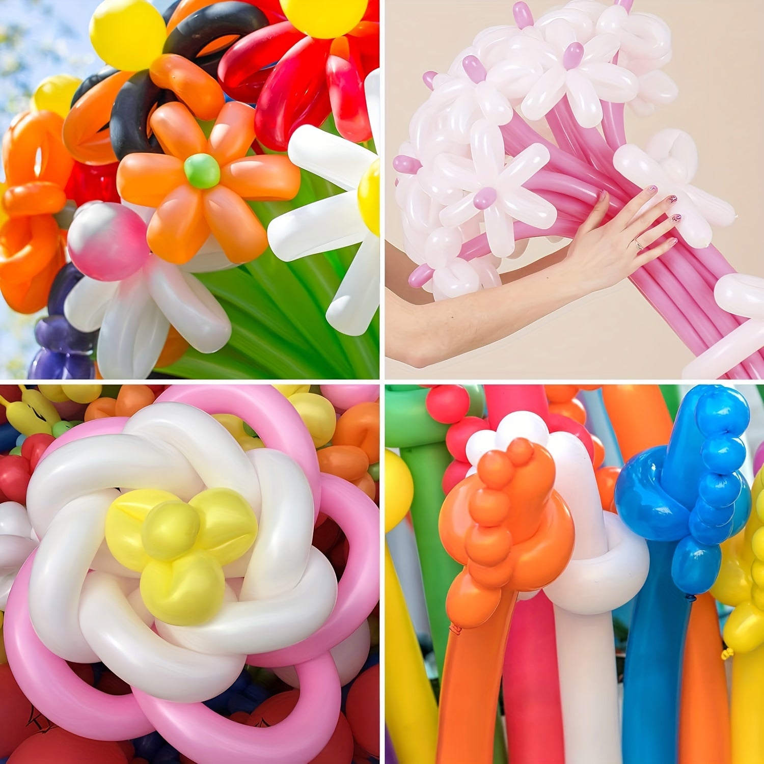 100pcs Thickened Latex Long Balloon Animal Garland
