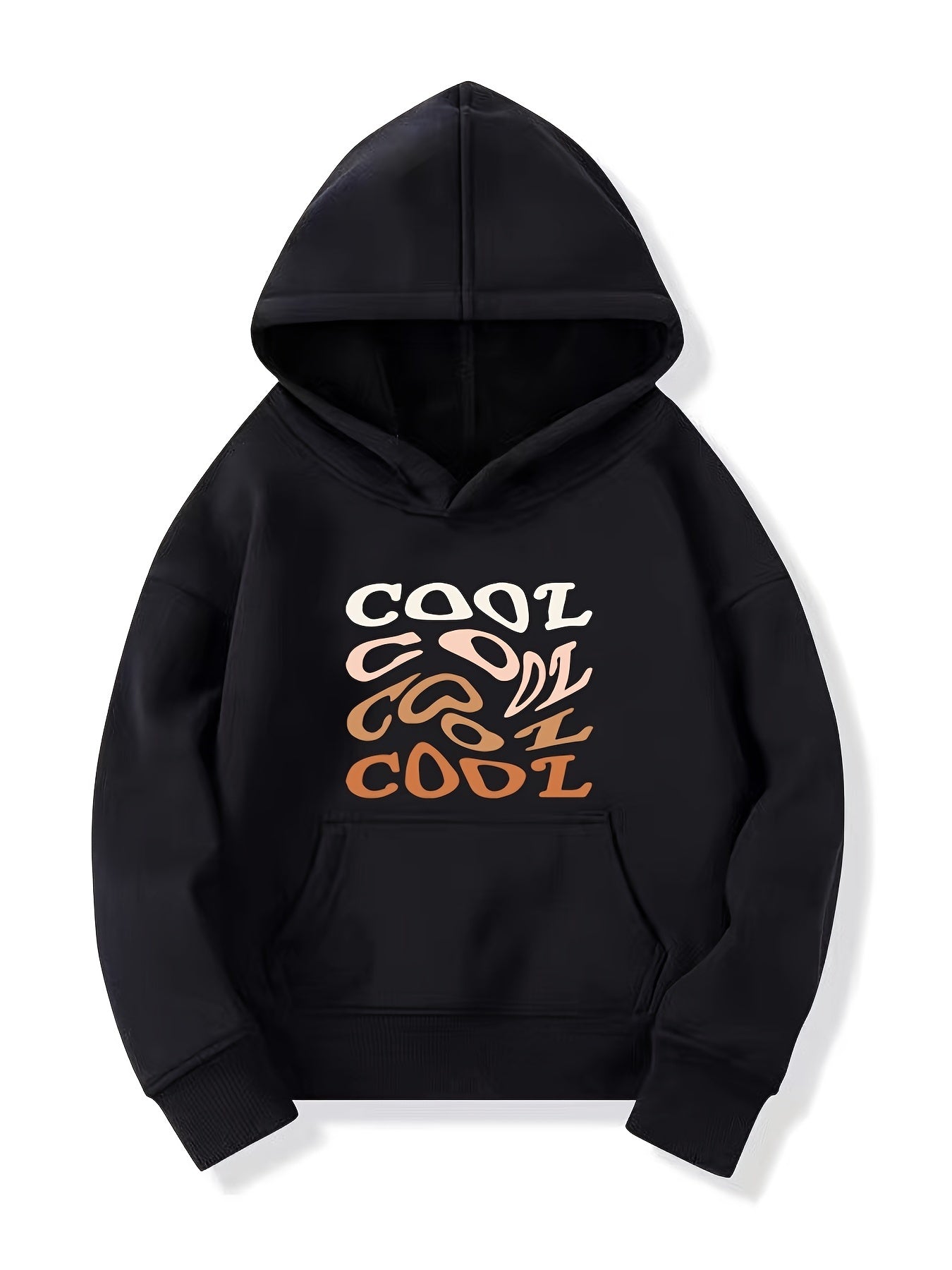 Girls Cool Print Hooded Sweatshirt Top Youth Girls' Long Sleeve Hoodie