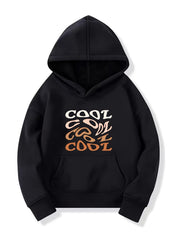 Girls Cool Print Hooded Sweatshirt Top Youth Girls' Long Sleeve Hoodie