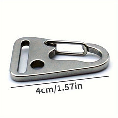 1pc Stainless Steel Hook Buckle for Camping Travel Luggage Strap