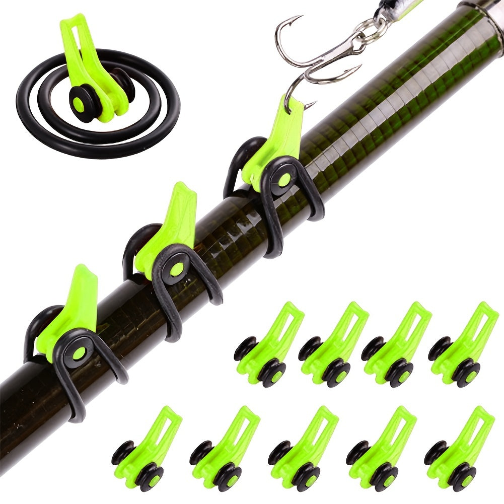 10pcs Hook Keeper Tackle Accessory Prevents Lost Bait and Lures