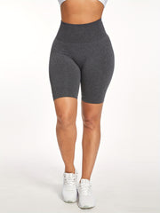 Women's Seamless Yoga Shorts for Fitness and Sports