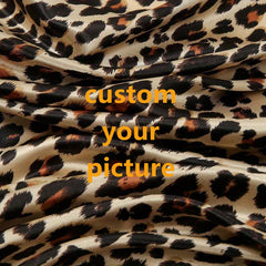 Customizable Pattern Photo Silk Scarf Unisex Handkerchief