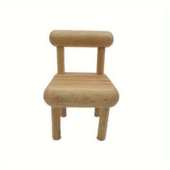 Wood Mini Chair Phone Holder Creative Desktop Ornament