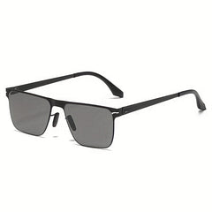 Men's Stainless Steel Polarized Sunglasses for Outdoor Activities