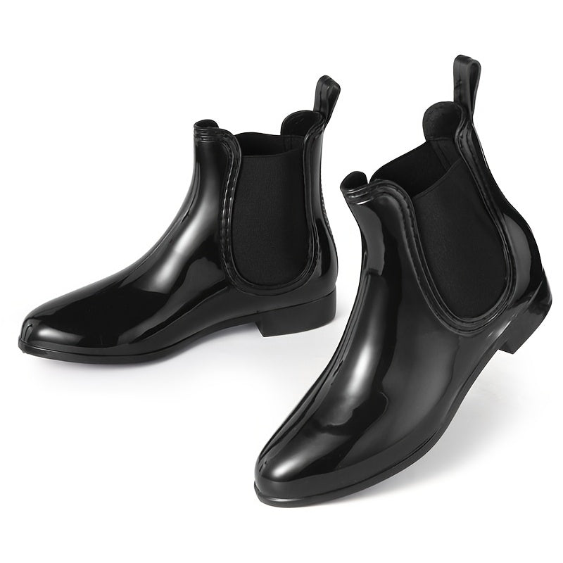 Women's Waterproof Chelsea Ankle Rain Boots