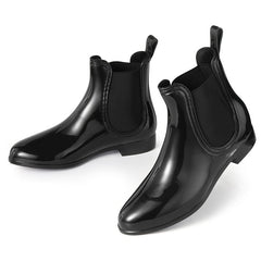 Women's Waterproof Chelsea Ankle Rain Boots