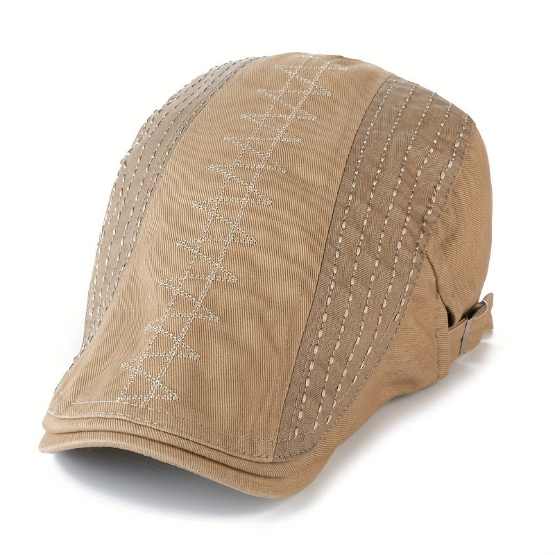 Men's Vintage Newsboy Cap Sun Visor Retro Hat