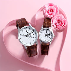 Romantic Couple Digital Quartz Watch Set