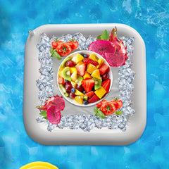 Inflatable Pool Serving Tray Drinks Snacks for Parties Picnics Camp