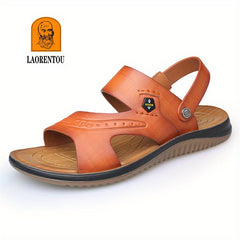 LAORENTOU Men's Non Slip Lightweight Slides Open Toe Quick Dry Slippers