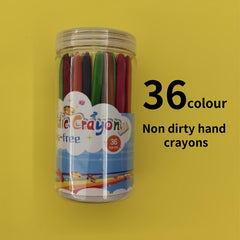 36 Washable Crayons for Kids Non Toxic Easy Clean Art Supplies