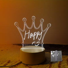 Personalized DIY Message Board Night Light USB Powered Table Lamp
