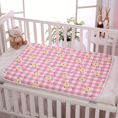 Soft Waterproof Baby Diaper Pad Cartoon Printed Bed Care Mat