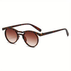 Men's Round Frame UV Protection Sports Sunglasses