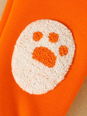 Lion Embroidered Sweatshirt & Trousers Set for Kids