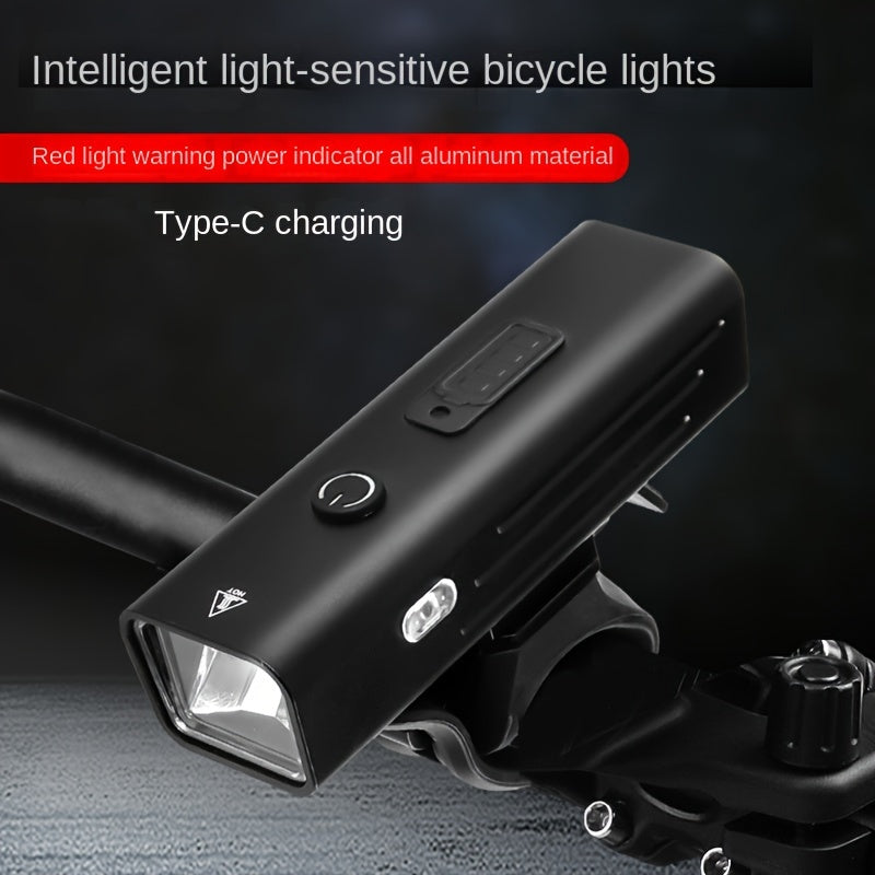 Bike Light Type C Charging Intelligent Light for Night Safety