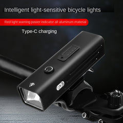Bike Light Type C Charging Intelligent Light for Night Safety