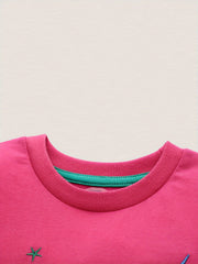 Girls Unicorn Graphic Short Sleeve T shirt - Summer Gift