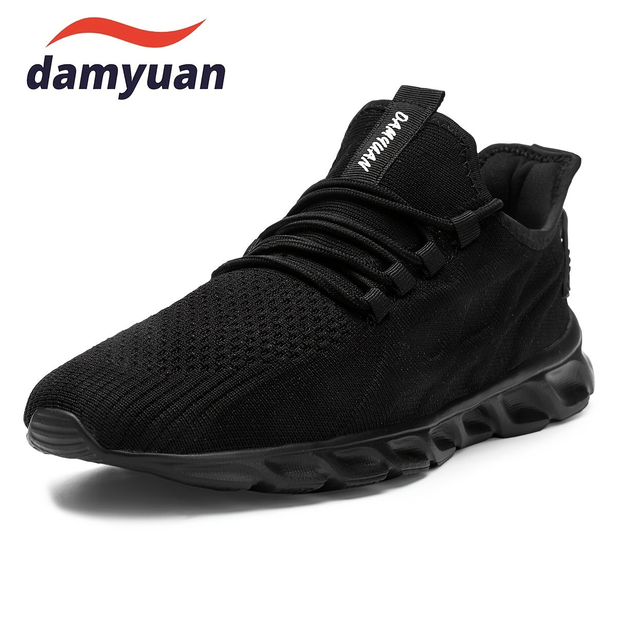 Men's Lace Up Running Sneakers Breathable Comfortable Casual Shoes