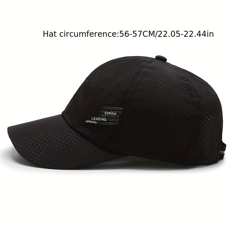 Breathable Baseball Cap Quick Drying Sun Hat Lightweight