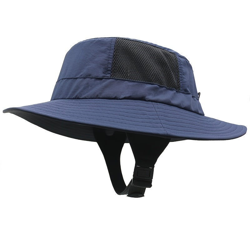 UPF50 Waterproof Sun Hat w/ Drawstring - Quick Drying Breathable Hat