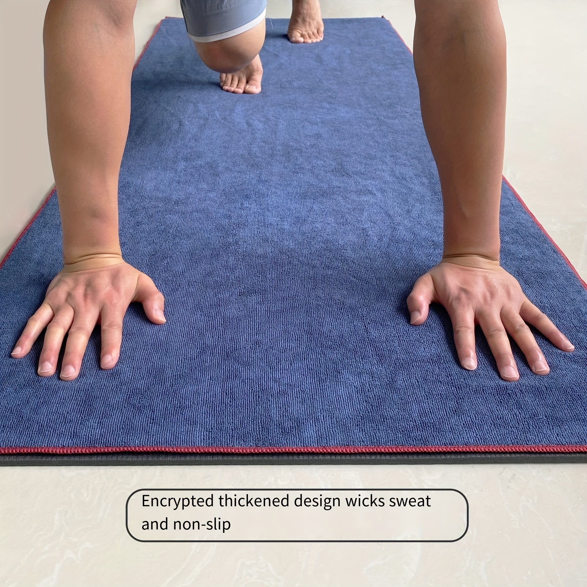 Moisture Wicking Yoga Towel for Non Slip Practice