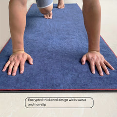 Moisture Wicking Yoga Towel for Non Slip Practice