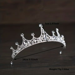Rhinestone Crown Headband Tiara Wedding Hair Accessories