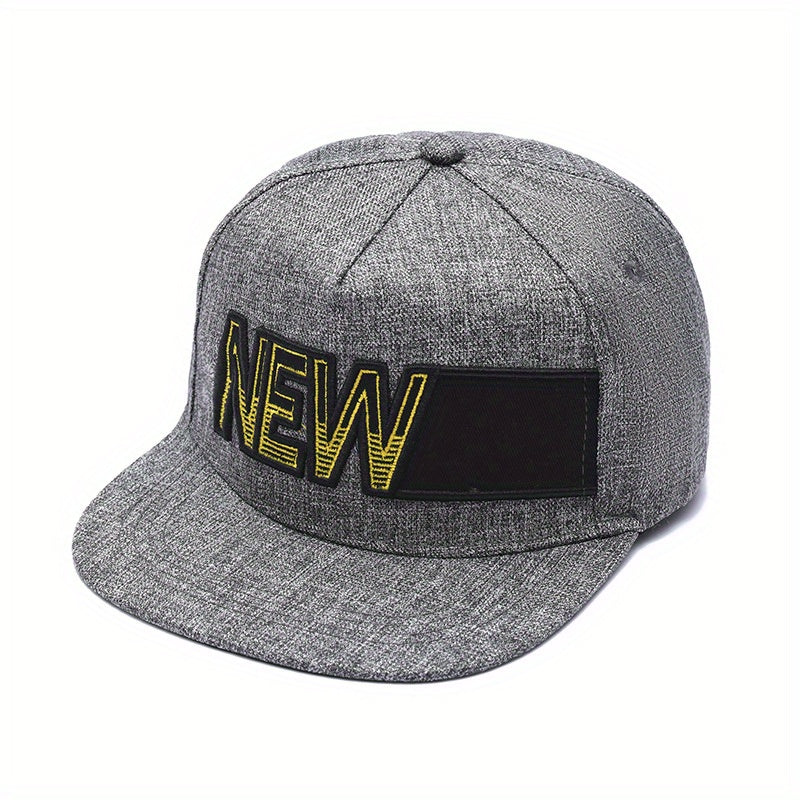 Street Dance Flat Brim Hat Baseball Cap For Couple