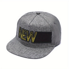 Street Dance Flat Brim Hat Baseball Cap For Couple
