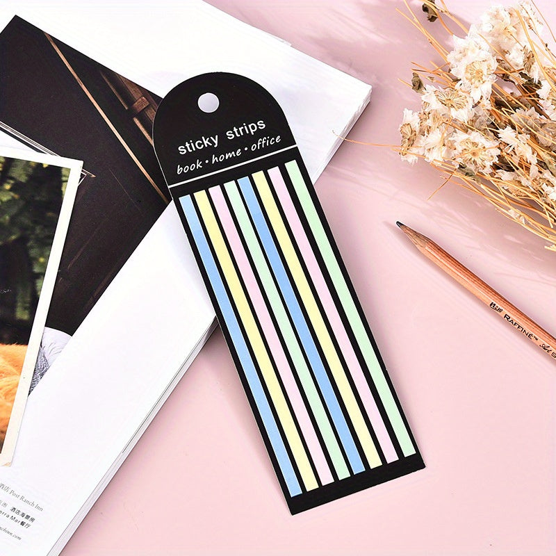 160pcs Transparent Sticky Neon Highlighter Tabs for Annotating Books