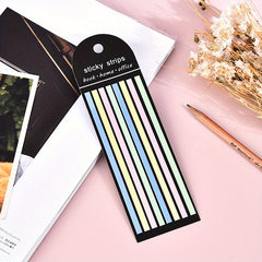 160pcs Transparent Sticky Neon Highlighter Tabs for Annotating Books