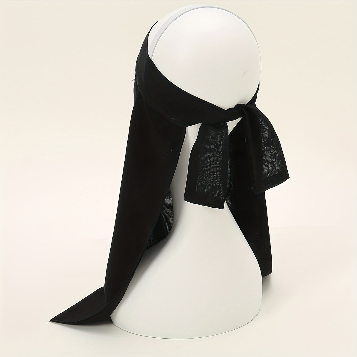 Chiffon Veil Scarf Full Cover Sunproof Neck Gaiter Lace Up Mask