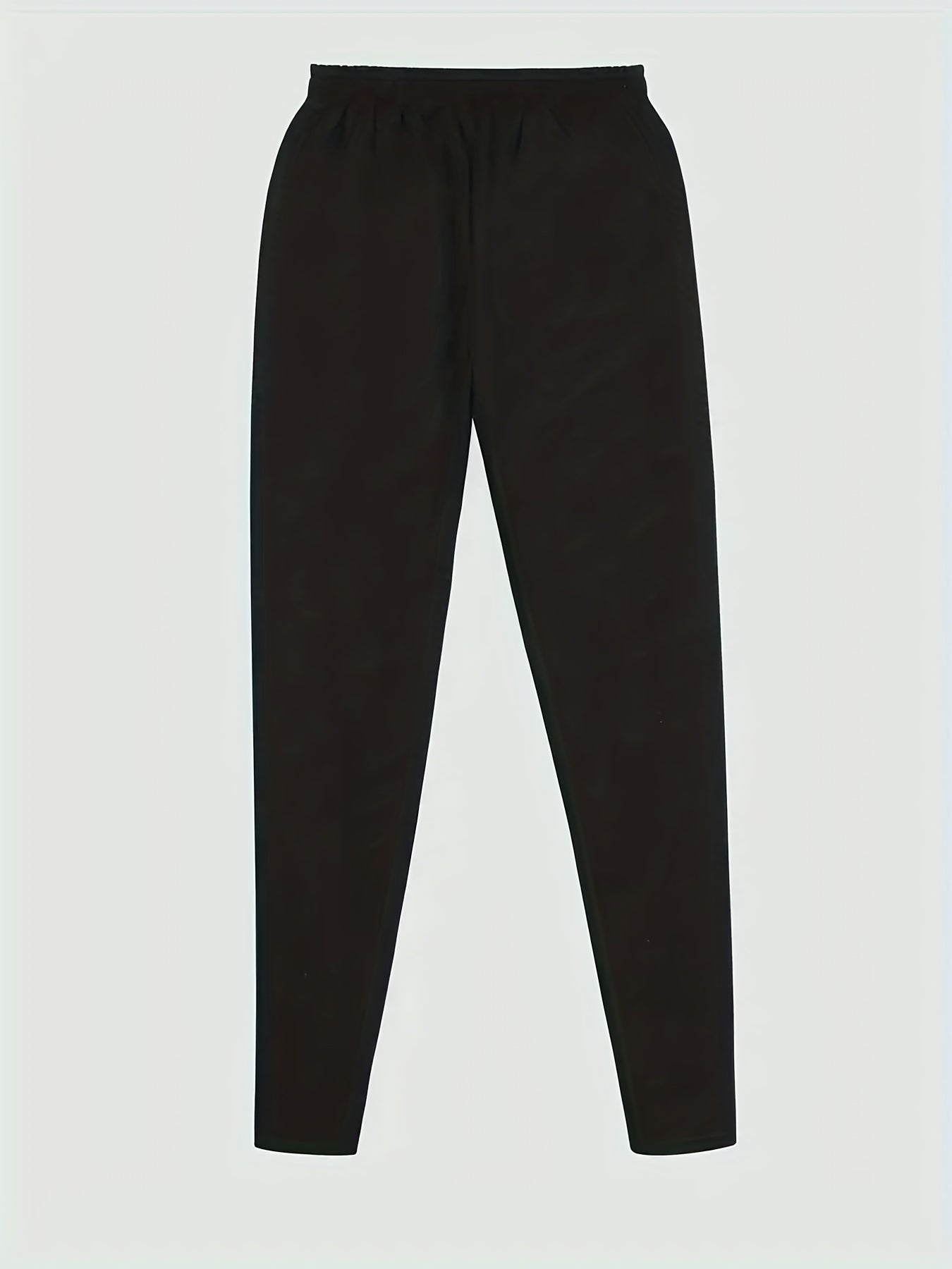 Cartoon Bear Pattern Slim Fit Flared Joggers
