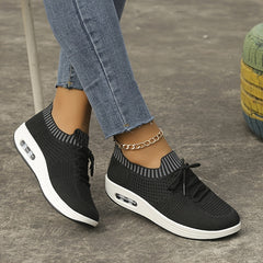 Breathable Casual Shoes With Air Cushion Bottom Lightweight Fitness Running Shoe