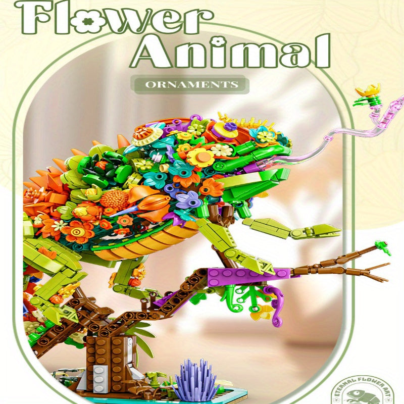 1000 pcs Parrot Model Building Blocks Set DIY Home Decor Art Living Room Toy Set
