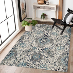Bohemian Vintage Area Carpet - Anti Slip Large Living Room Rug