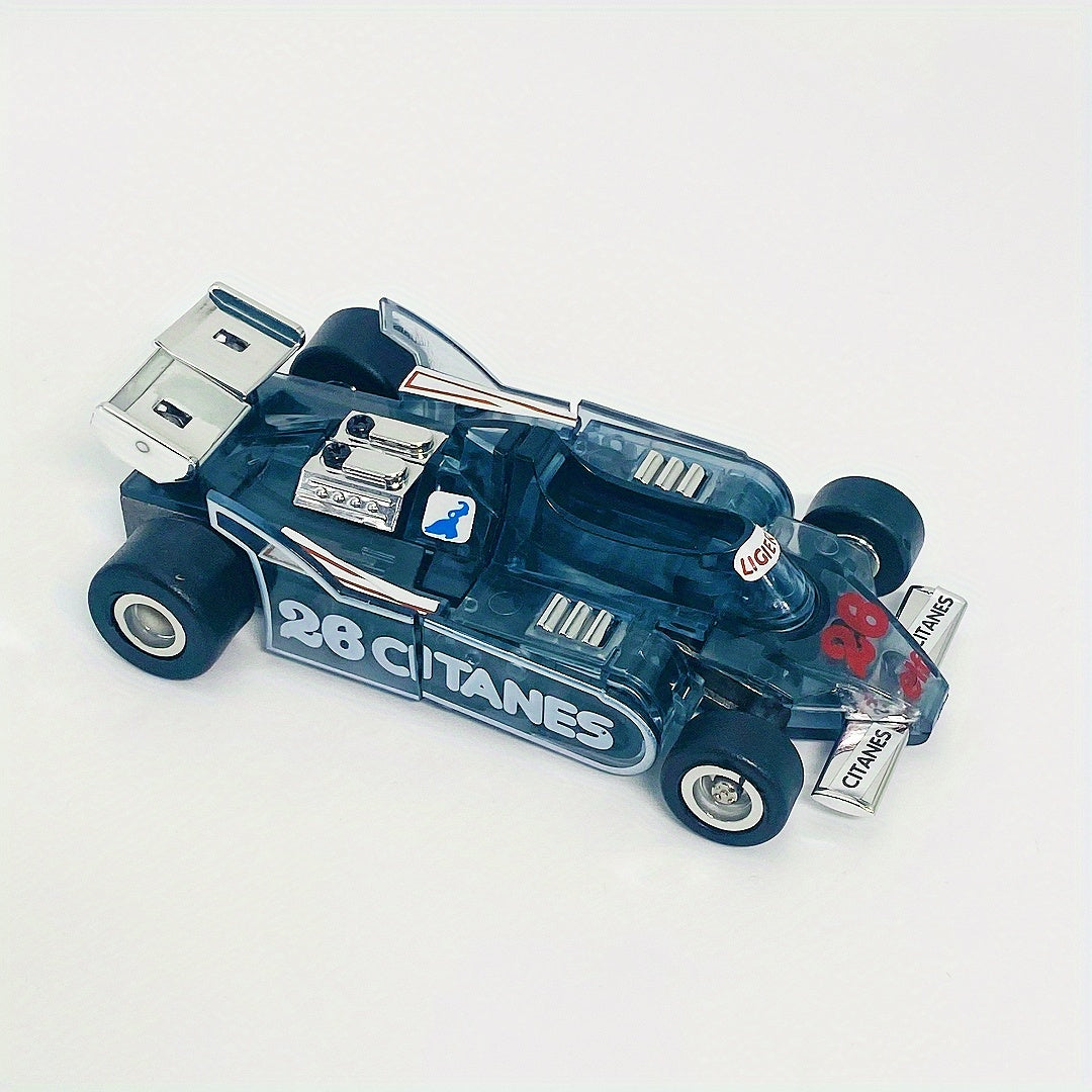 80s Race Car Robot Toy Set - Special Version Reproduction