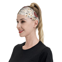 Vintage Coffee Themed Headband Coffee Cup & Bean Design
